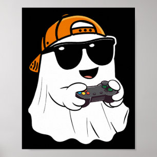 Póster Niños de Halloween fantasean a los jugadores con d