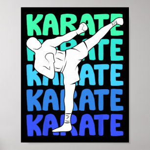 Póster Niños de Karate