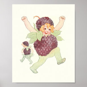 Póster Niños de la Madre Tierra - Niños de Blackberry