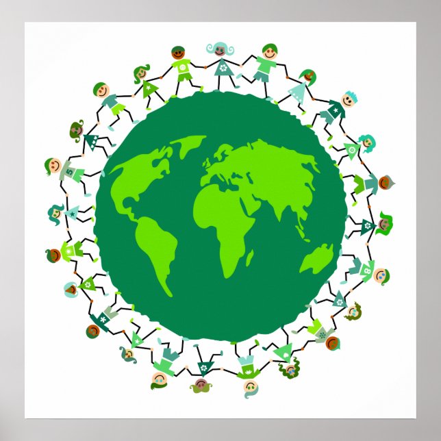 Póster Niños de la Tierra (Frente)