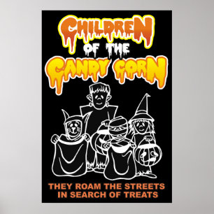 Póster Niños de las pastillas de caramelo