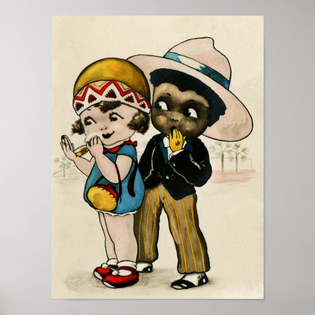 Póster Niños de moda de los años 20 (Frente)