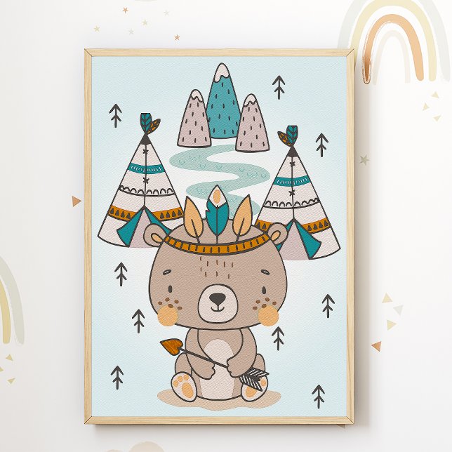 Póster Niños de oso nativos americanos sala Poster Nurser (Subido por el creador)