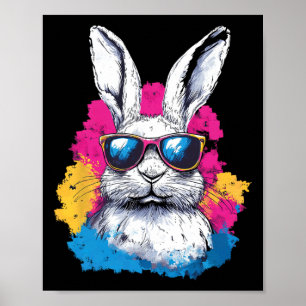 Póster Niños de Pascua Niños Chicas Jóvenes Sombreadores 