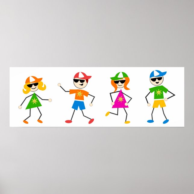 Póster Niños de verano (Frente)