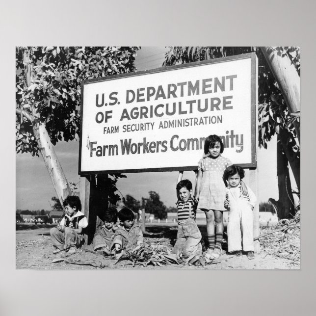 Póster Niños del bol de polvo (Frente)