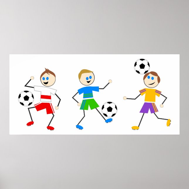 Póster Niños del fútbol (Frente)