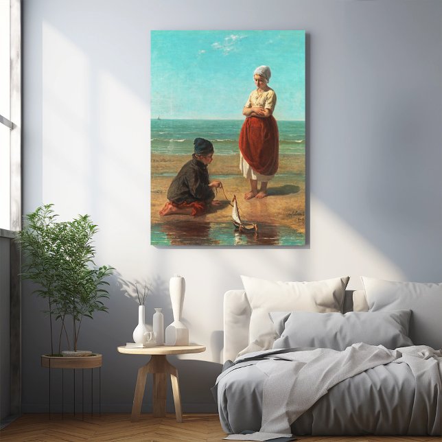 Póster Niños del mar, Jozef Israels (Subido por el creador)