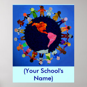 Póster Niños del mundo pacífico - Poster de Personalizabl