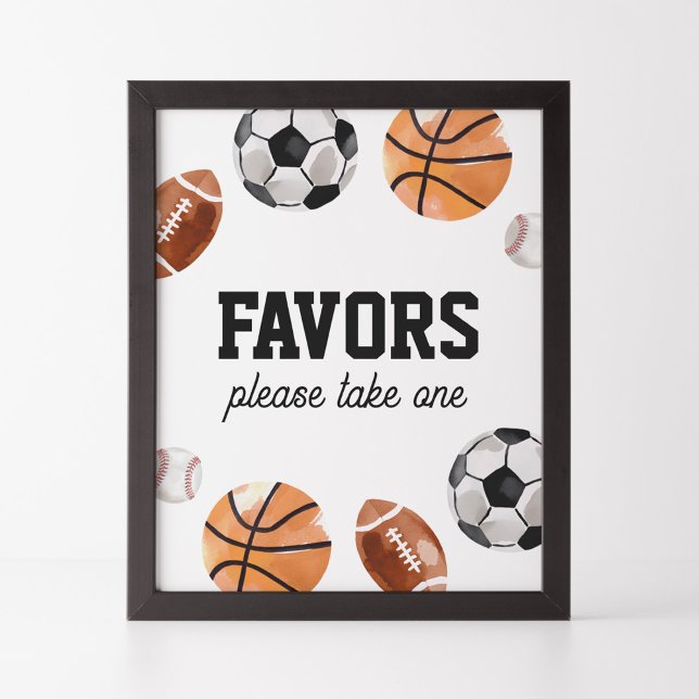 Póster Niños deportivos modernos Cumpleaños favorece al R (Subido por el creador)