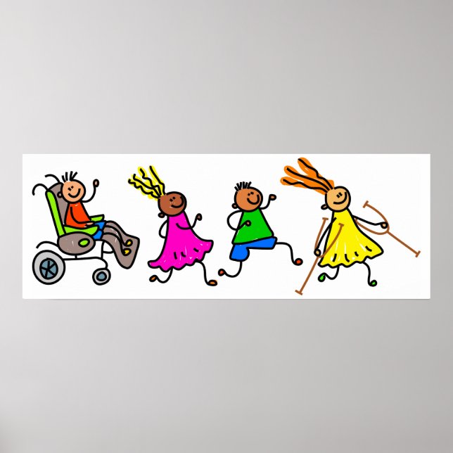 Póster Niños discapacitados (Frente)