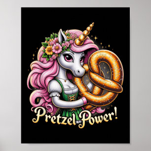 Póster Niños divertidos de Drindl Pretzel Power de Unicor