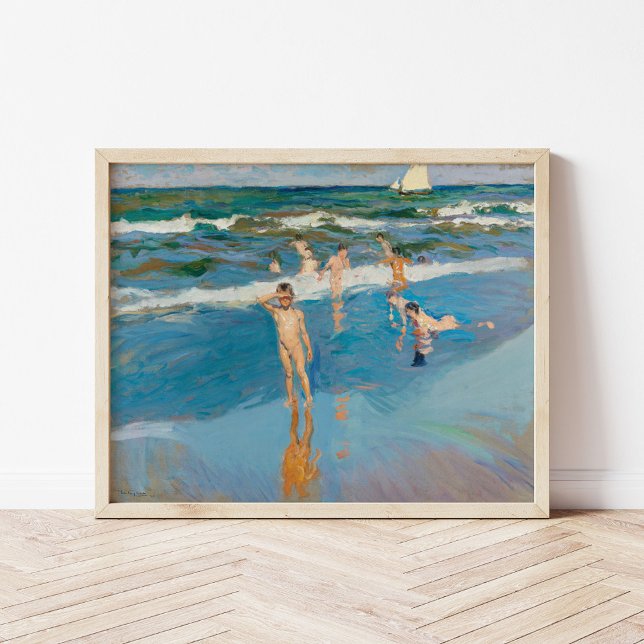 Póster Niños en el Mar | Joaquín Sorolla (Subido por el creador)