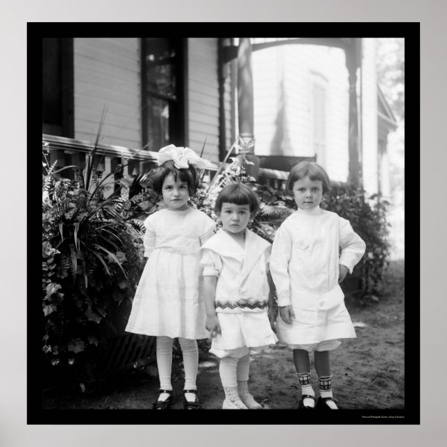 Póster Niños en el mejor Dayton del domingo, OH 1898 (Frente)