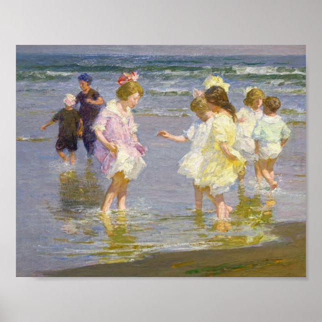 Póster Niños en guerra por Edward Henry Potthast (Frente)