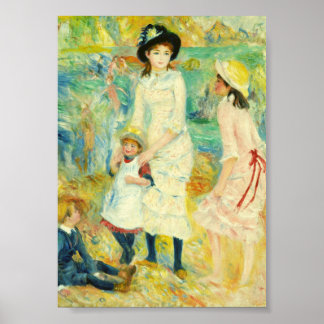 PÓSTER NIÑOS EN LA MAÑANA POR RENOIR