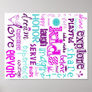 Póster Niños en Pastel en Poster