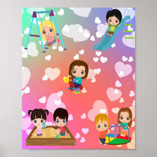 PÓSTER NIÑOS "EN TIEMPO DE JUEGO"