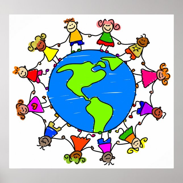 Póster Niños estadounidenses (Frente)