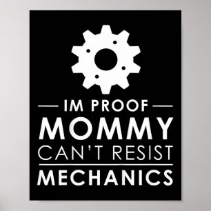 Póster Niños, estoy demostrando que mami no puede resisti