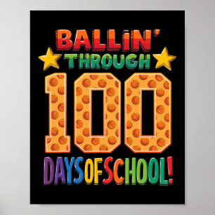 Póster Niños Fans De Bysketll Llin’ A Los 100 Días De