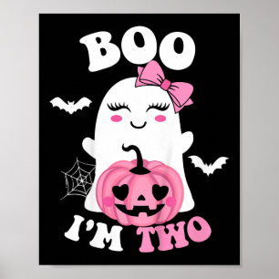 Póster Niños fantasmas Boo Tengo dos años, niños de segun