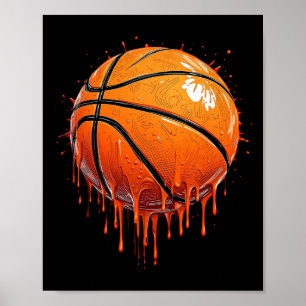 Póster Niños Jugadores Venta Helado Goteando Sketll