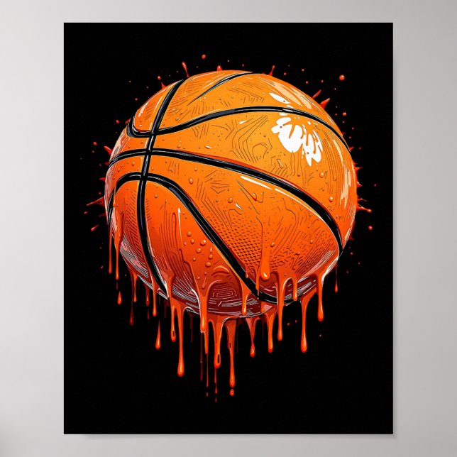 Póster Niños Jugadores Venta Helado Goteando Sketll  (Frente)