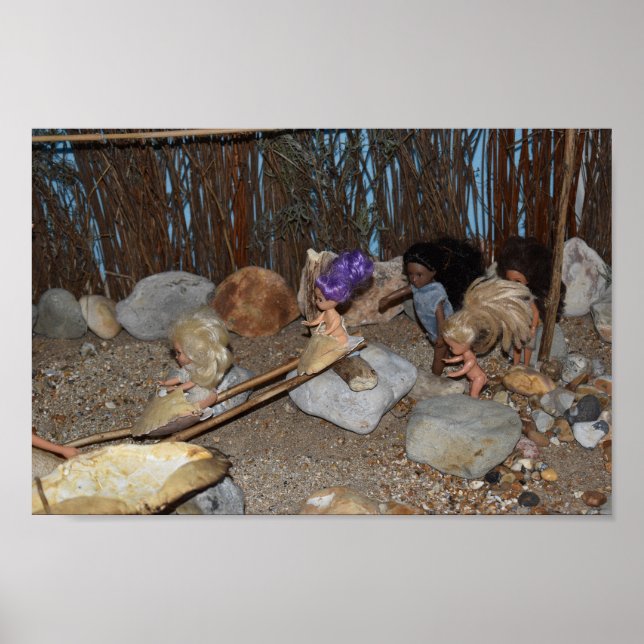 Póster Niños jugando. (Frente)