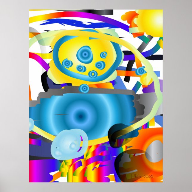 Póster Niños Jugar (Frente)