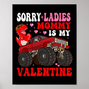 Póster Niños Lo Siento, Damas Mami Es Mi Día De San Valen