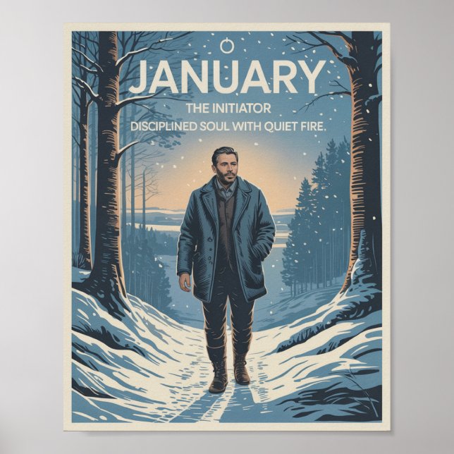 Póster Niños nacidos en enero (Frente)