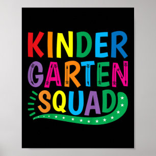 Póster Niños Niños Grupo de Kinder Regreso a la Escuela