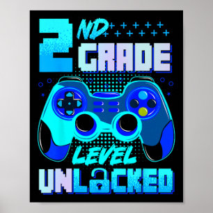 Póster Niños niños niños desbloqueados nivel 2do grado pr