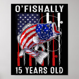 Póster Niños O'fishally 15 años Cumpleaños 15°