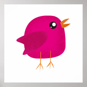 Póster Niños pajarito lindo