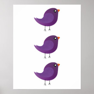 Póster Niños pajarito lindo