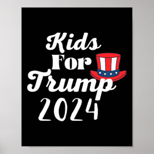Póster Niños Para Las Elecciones De Trump 2024 1