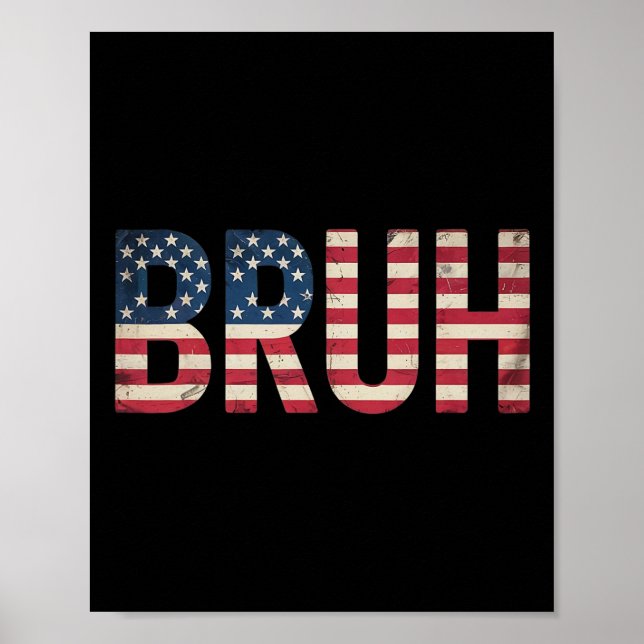 Póster Niños Patrióticos Adolescentes Hombres Vintage Ee. (Frente)