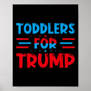 Póster Niños Pequeños De Trump Trump Trump 2024
