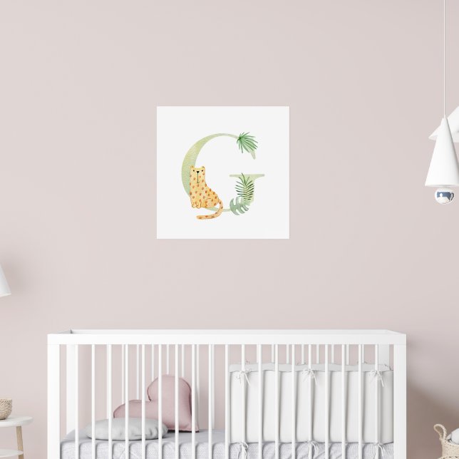 Póster Niños pequeños y pequeños sanguijuela animal Monog (Guardería 2)