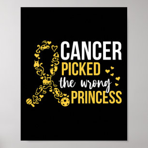 Póster Niños Que Luchan Contra El Cáncer Infantil Citan U