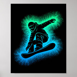 Póster Niños Snowboard Snowboard Niños Hombres