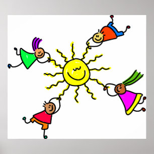 Póster Niños Sun