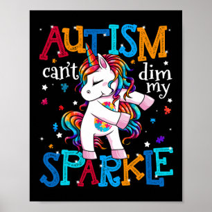 Póster Niños Unicornio Para Sensibilizar Al Autismo, Mamá