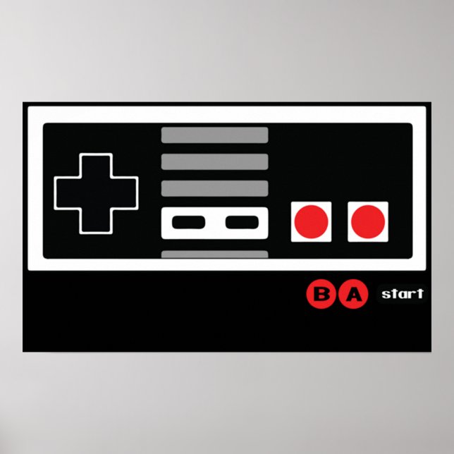 Póster Nintendo Konami - En vivo por el código NES (Frente)