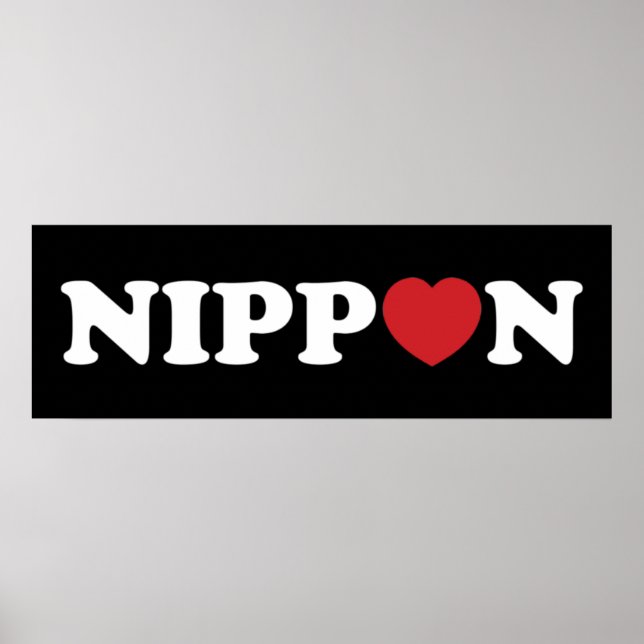 Póster Nippon Love Heart Poster (Frente)