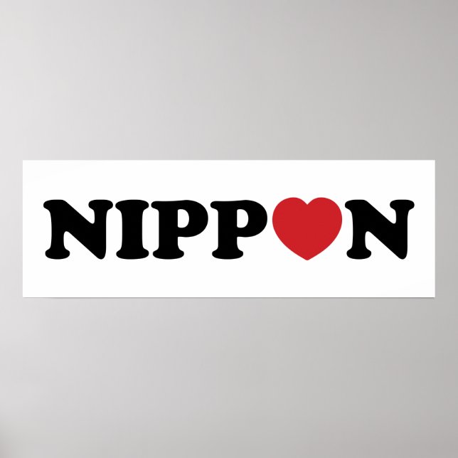 Póster Nippon Love Heart Poster (Frente)