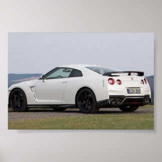 Póster Nissan gtr