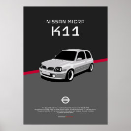 Póster Nissan Micra K11